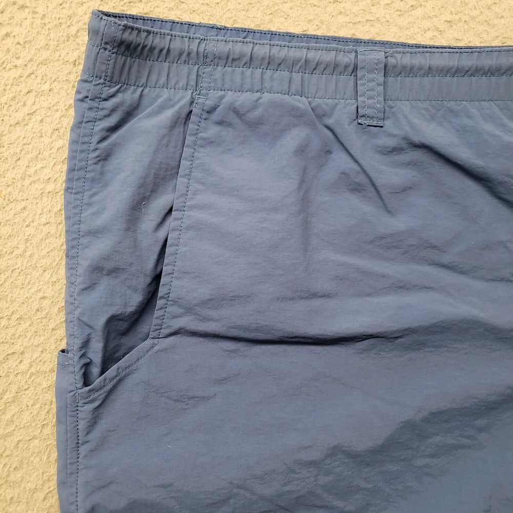 Columbia PFG Shorts Mens 2XL Blue Fishing Outdoors Swim Trunks Stretch Lined - Picture 2 of 10